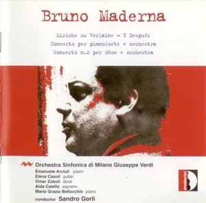 Orchestra Sinf. die Milano G. Verdi, Dir. Sandro Gorli
