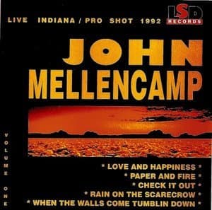 Live Indiana Pro Shot 1992 Volume One - Bootleg