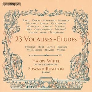 23 Vocalise-Etudes (Arr. for Alto Saxophone & Piano)