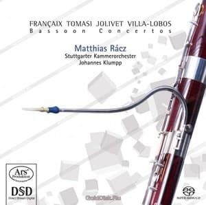 Francaix, Tomasi, Jolivet & Villa-Lobos: Bassoon Concertos
