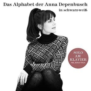 Das Alphabet der Anna Depenbusch in Schwarz-Weiss