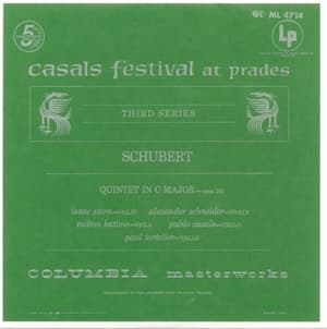 Schubert: String Quintet In C Major D.956(Original Album Classics)
